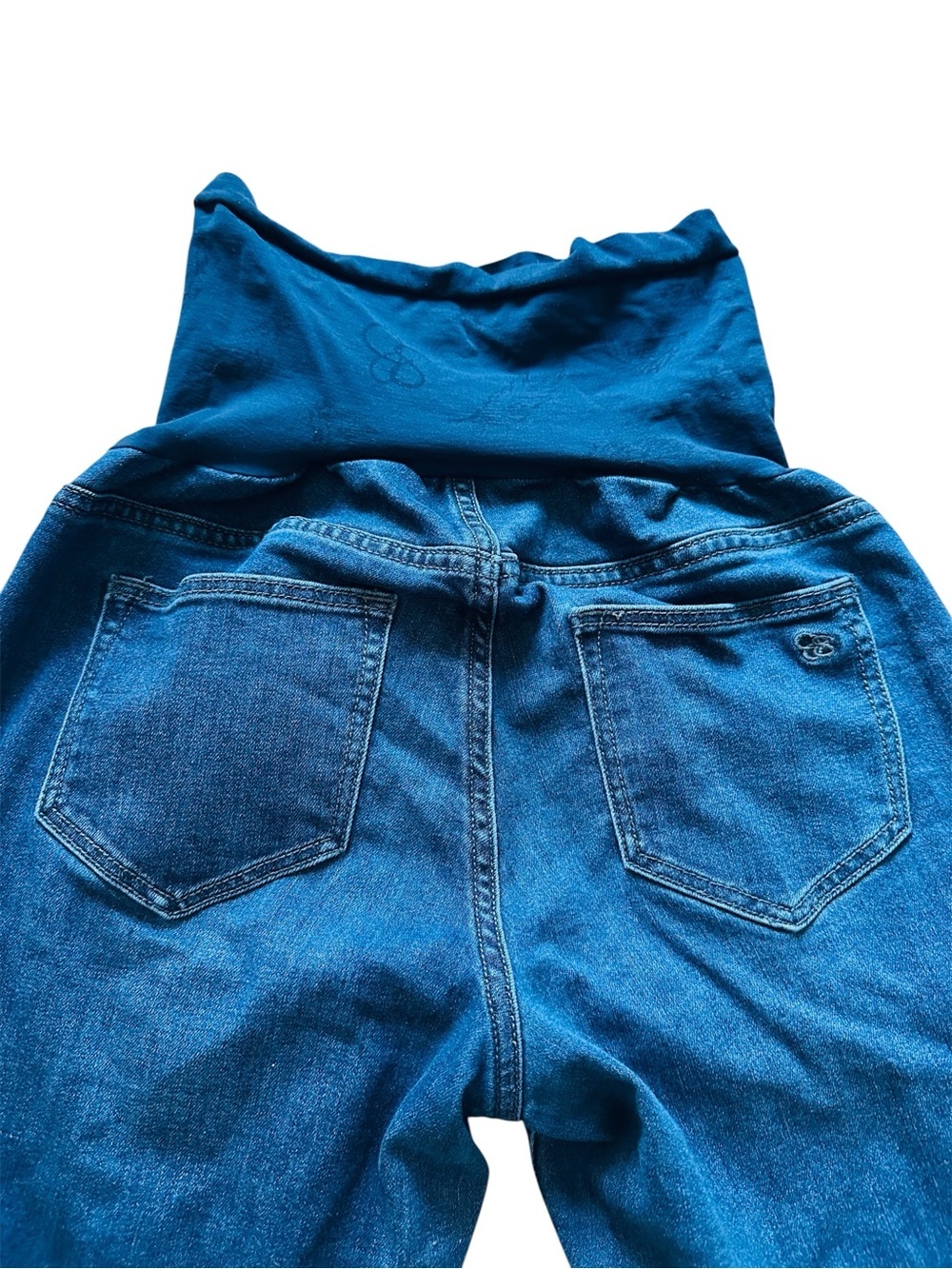 Jessica Simpson Skinny Leg Maternity Jeans with Stretch Waistband Womens Small - Picture 6 of 12